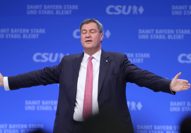 CSU-Parteitag: Söder mit 96,5 Prozent als Vorsitzender wiedergewählt