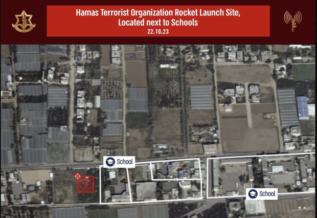 Luftbilder von Raketenständen: Wie die Hamas Militär und ziviles Leben vermischt
