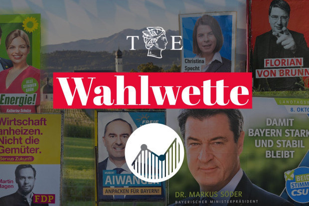 Zwischenergebnis der TE-Wahlwette Bayern 2023