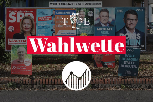 Zwischenergebnis der TE-Wahlwette Hessen 2023