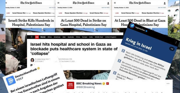 Wie Medien sofort Israel beschuldigten, statt nachzuprüfen