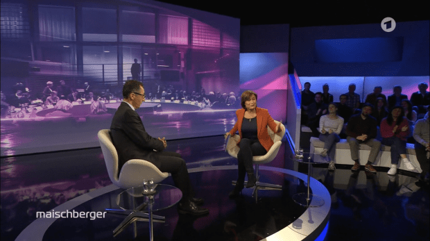 Bei Maischberger: Özdemir spielt den konservativen Law and Order Sheriff