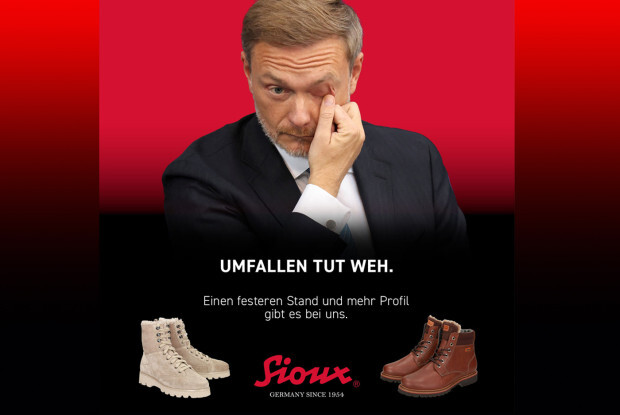 „Umfallen tut weh“: Schuhwerkempfehlung an FDP für „festeren Stand“