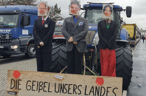 Leseraktion: Eingesandte Bilder und Impressionen der Bauern- und Mittelstandsrevolte