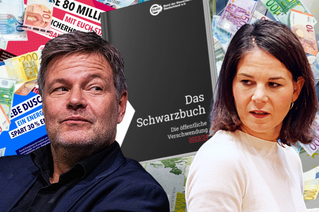 Mit vollen Händen wird das Geld der Steuerzahler aus dem Fenster geworfen