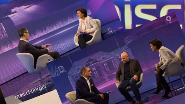 Zwei Seiten von Sandra Maischberger