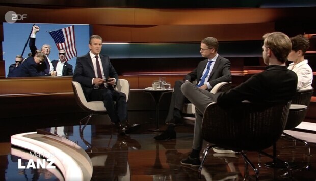 Bei Lanz überraschend milde Töne zu Trump