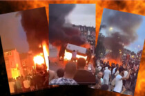 Heftige Krawalle und Zusammenstöße in Leeds