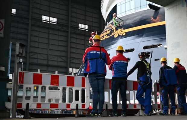 Olaf Scholz bei Meyer Werft in Papenburg erwartet