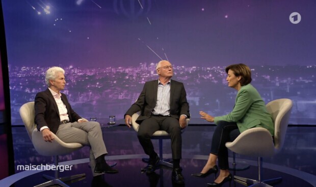 Bei Maischberger: Hitziges Wortgefecht zwischen Strack-Zimmermann und Lafontaine