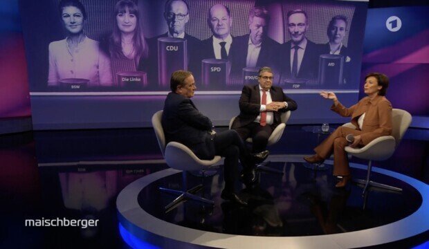 Gabriel und di Lorenzo machen Maischberger zum Paulanergarten