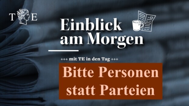 Einzelne verändern die Welt, Parteien ziehen sie runter