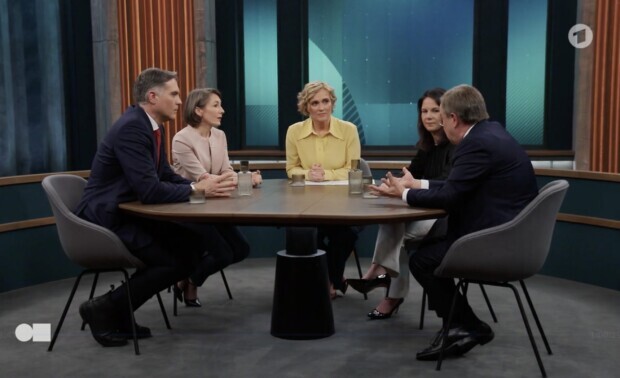 Bei Miosga: Vier Gäste, zwei Ängste – Putin und Trump