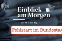 Der Falsche eröffnet den Bundestag, die Minderheit beherrscht ihn