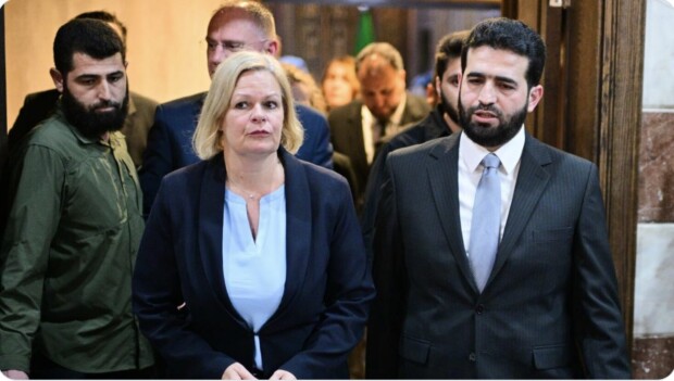 Faeser in Syrien neben Innenminister mit Terror-Vergangenheit