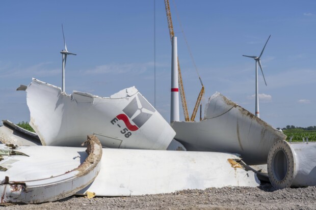 Rotorblätter von Windrädern werden zum Problemfall