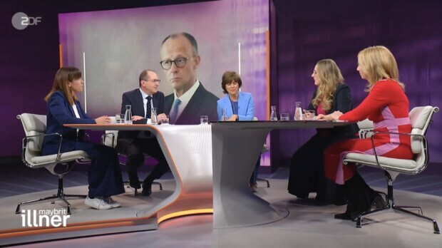 Bei Illner: Merz-Spezial-Dragees  gegen Migrationsbeschwerden