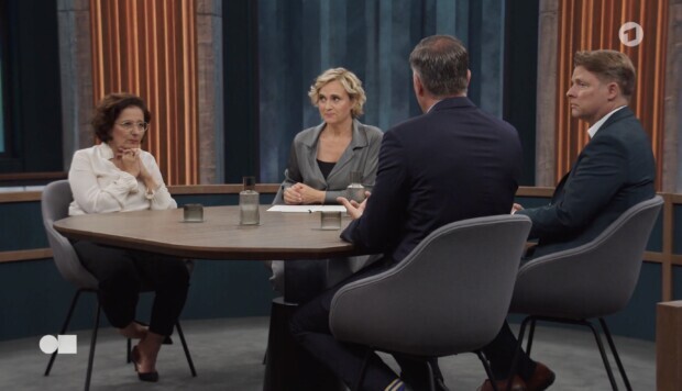 Krieg in Nahost: Miosga hat immer was zu kichern