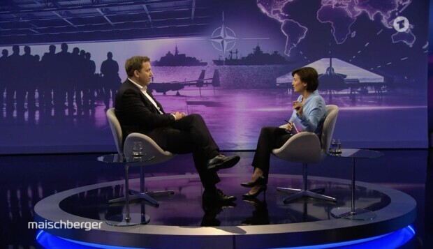 Bei Maischberger: Klingbeil wandelt auf Habecks Spuren