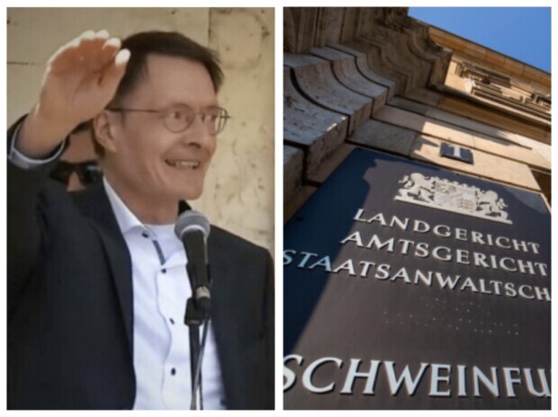 Geldstrafe für 45-Jährige, weil sie Lauterbach mit gestrecktem Arm postete