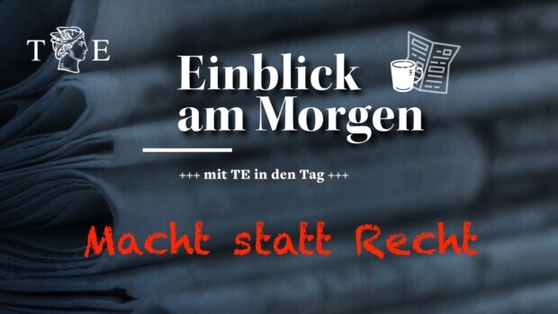 Wo Macht statt Recht gilt, ist Freiheit in Gefahr