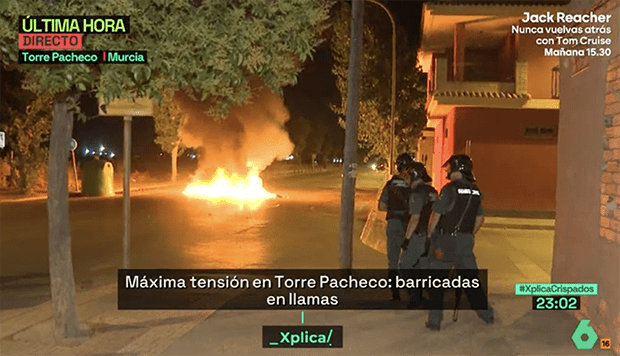 Ausschreitungen nach Migranten-Gewalt in Südspanien