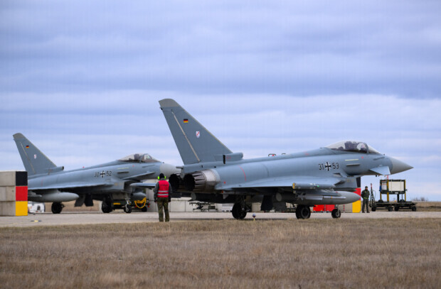 Alarmstart: Russische Flugkörper provozieren Eurofighter-Einsatz