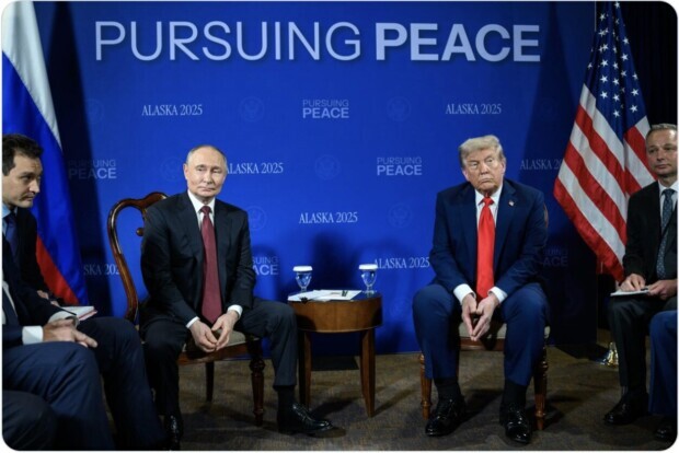 Trump und Putin und niemand sonst ist die Botschaft aus Anchorage