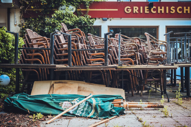 Gastronomie im Abwärtsstrudel