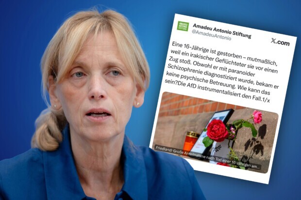 Empörung nach Tweet zu Friedland-Mord: Prien kritisiert Amadeu-Antonio-Stiftung