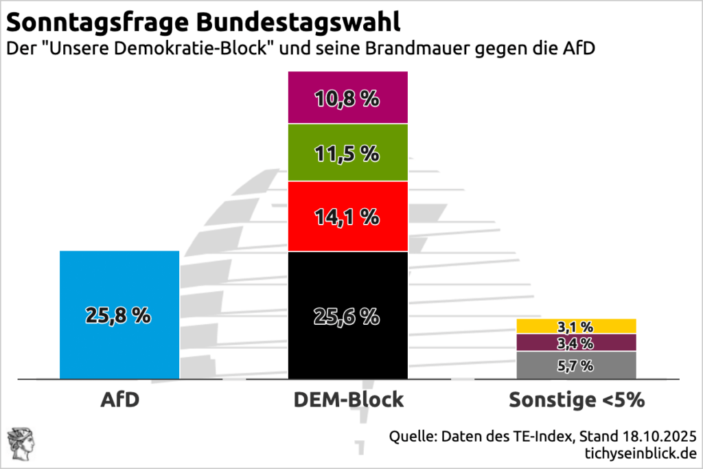 Der Zweiparteien-Zustand: Dem-Block gegen AfD treibt Wähler zur AfD