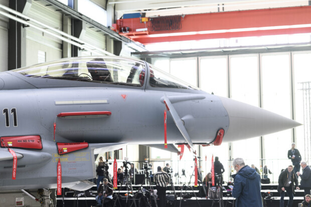 Aufrüstung auch mit Airbus: Produktion der Eurofighter wird verdoppelt