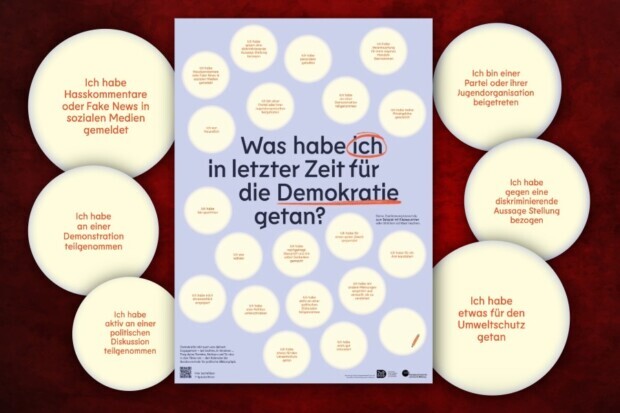 „Was habe ich für die Demokratie getan?“: „Hasskommentare gemeldet“