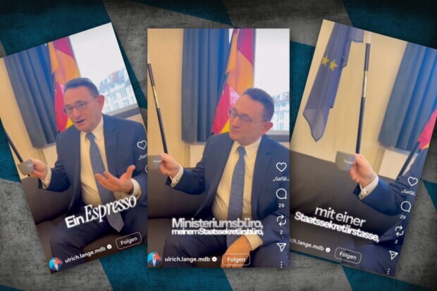 Afuera! Staatssekretärstasse führt vor, wie überflüssig Amt des Staatssekretärs ist