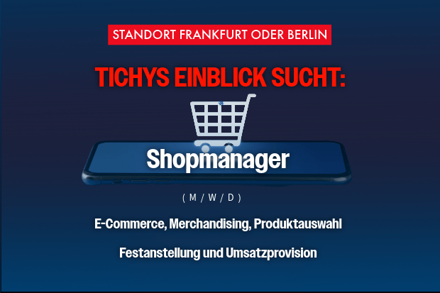 Shopmanager (m/w/d) gesucht