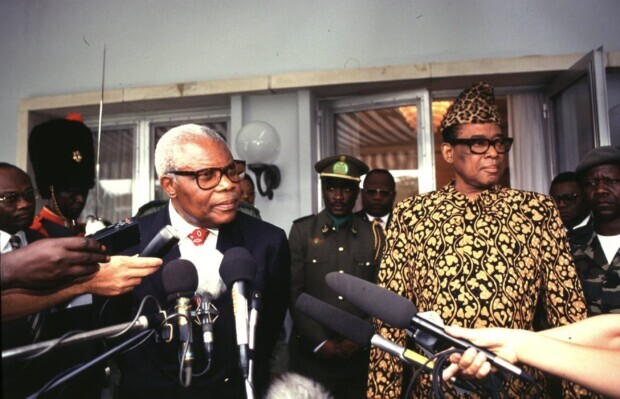 Afrikanische Potentaten sterben selten in Afrika