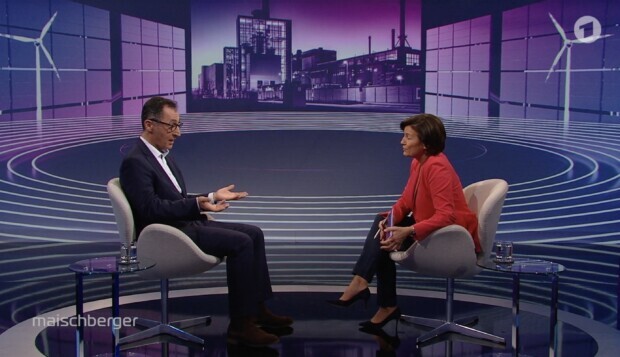 Bei Maischberger: Grüner Wolf im schwarzen Schafspelz