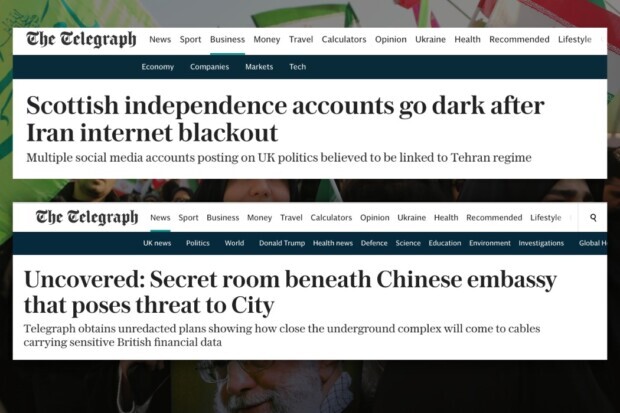 Großbritannien als Beute: Telegraph enthüllt Irans Fake-Accounts und Chinas Abhör-Ambitionen