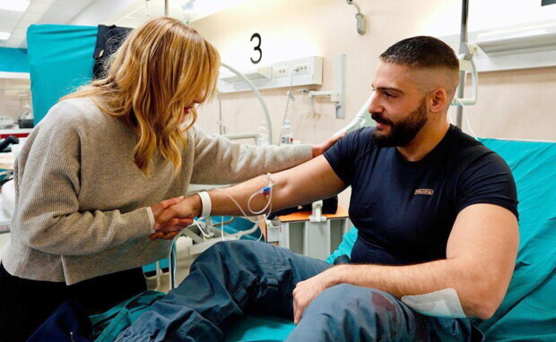 Melonis Gipfel und Klinikbesuch nach den Krawallen von Askatasuna