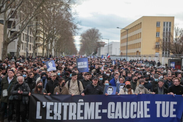 Lyon: Tausende demonstrieren für den von Antifa-Terroristen ermordeten Studenten