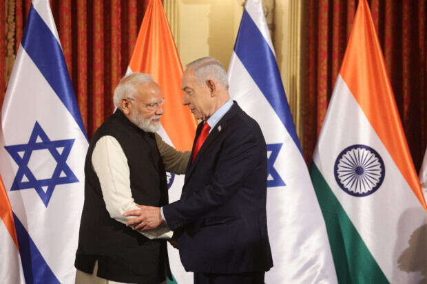 Narendra Modi zu Gast in Jerusalem