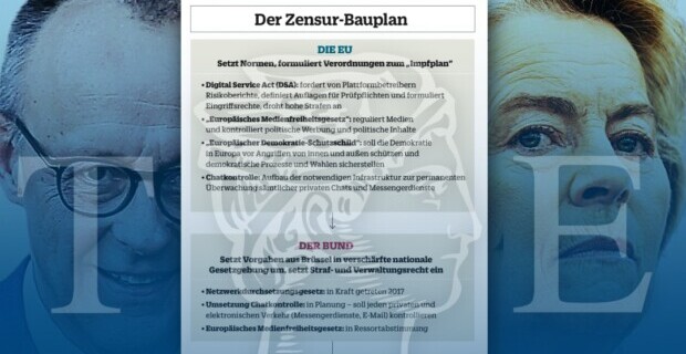 Der Zensur-Bauplan von Berlin und Brüssel