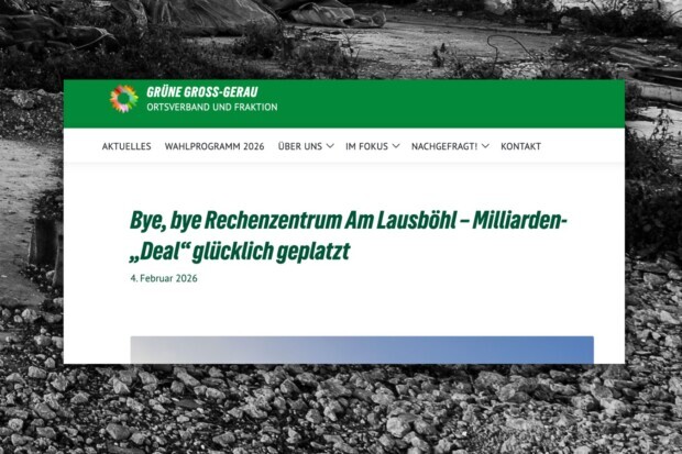 Deutschland im Brennglas: Grüner Jubel über abgelehntes Rechenzentrum in Groß-Gerau