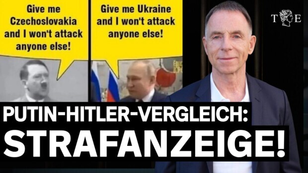 Meldewahn: Strafanzeige für Hitler-Putin-Meme