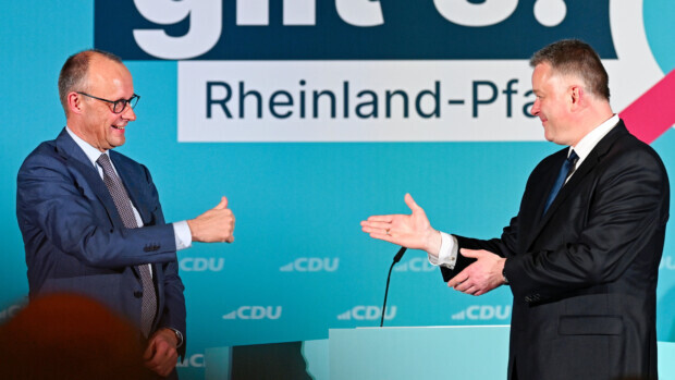 Rheinland-Pfalz: Erste Hochrechnung zeigt wie die Prognose die CDU vorn