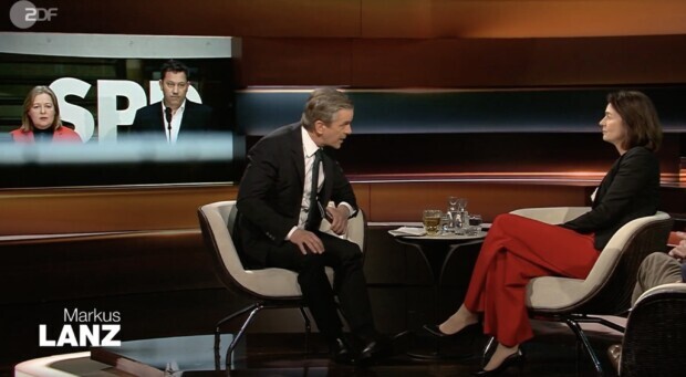 Bei Lanz: Barley stammelt die SPD ins Grab