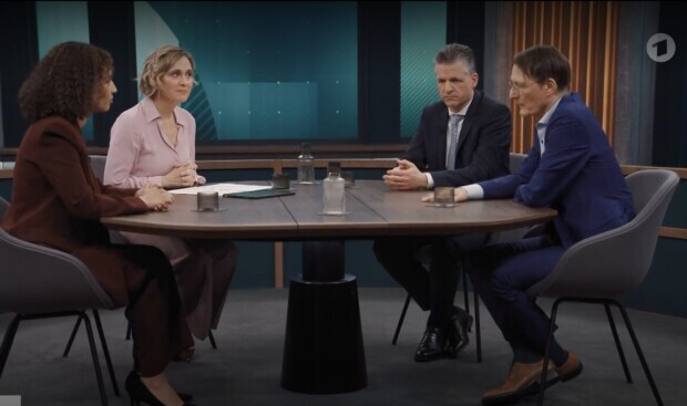 Frei und Lauterbach bei Miosga: Partners in Crime