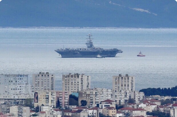 Das größte Kriegsschiff der Welt wird in Kroatien repariert