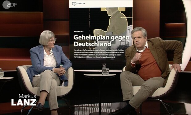 Bei Lanz: Eine Hinrichtung von Correctiv auf großer Bühne