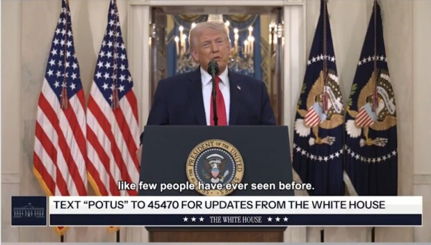 Trump in seiner Rede an die Nation: Der Iran wird noch mehr besiegt